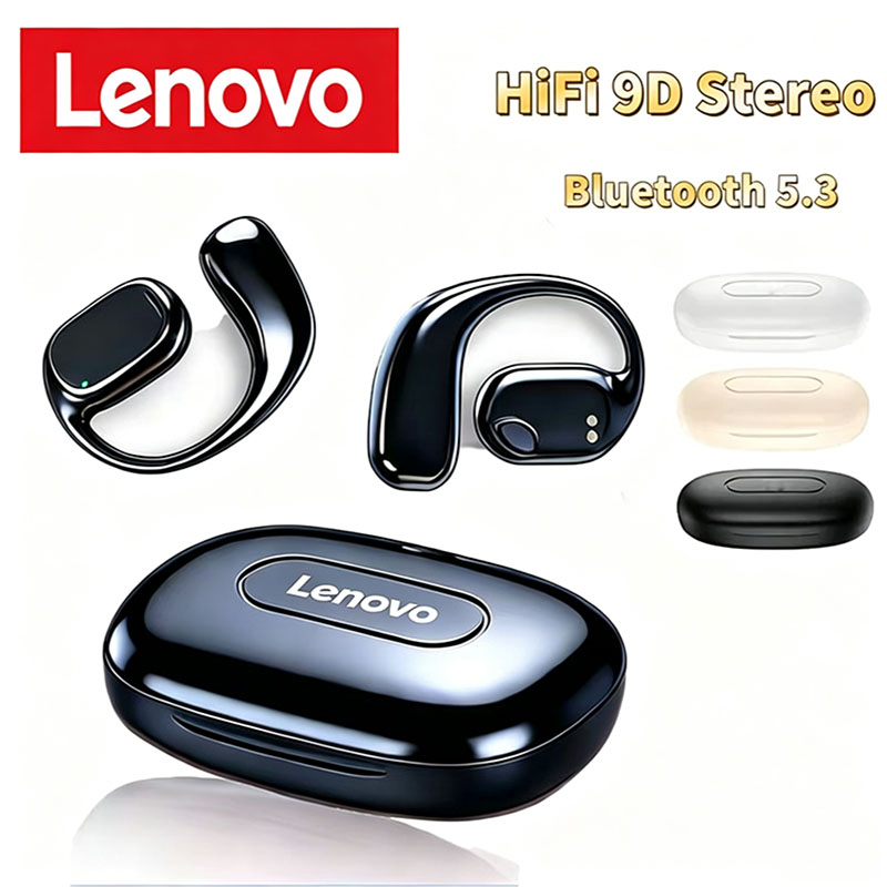 Sports Earphone Hook - Słuchawki bezprzewodowe Lenovo z przewodnictwem kostnym,