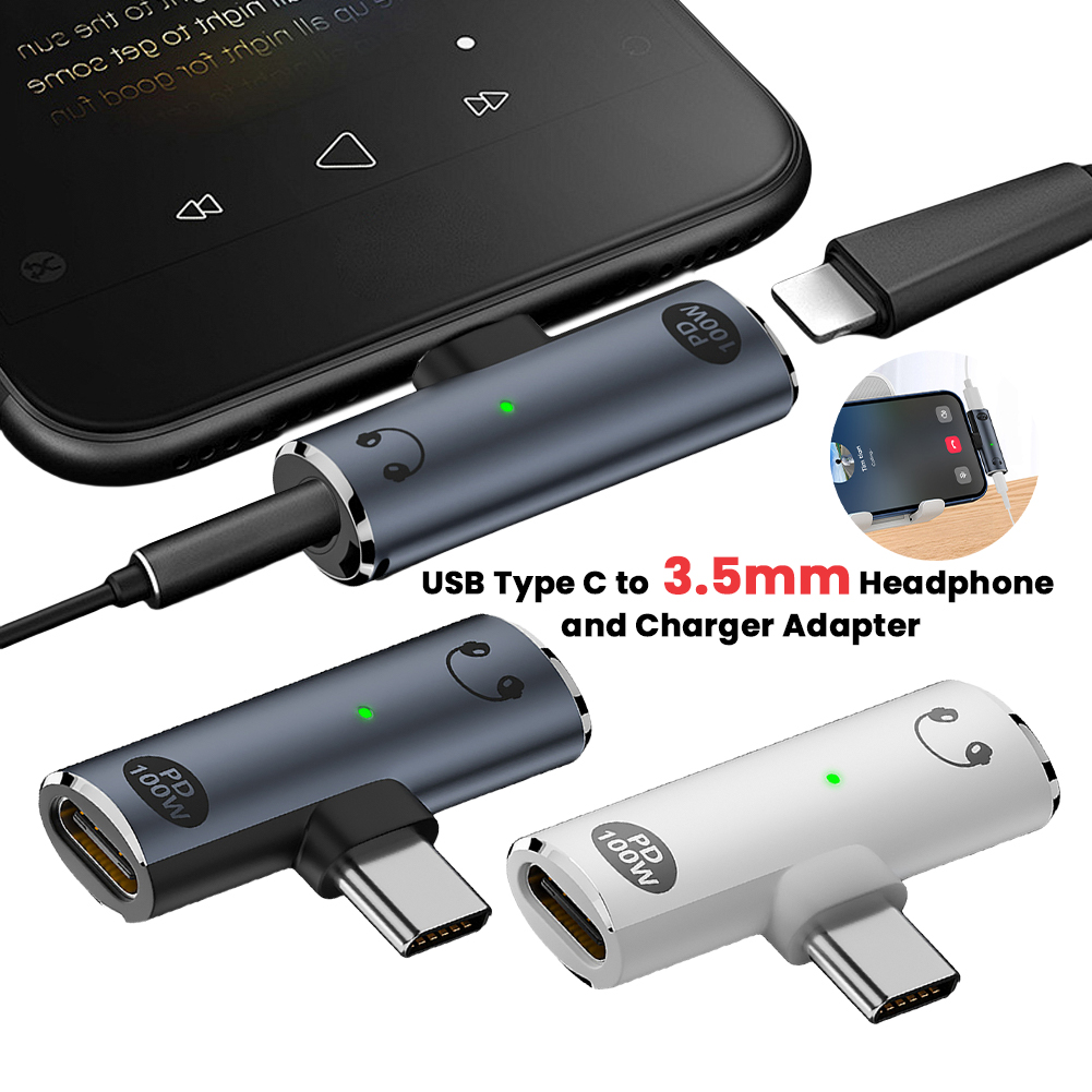 Adapter audio 2 w 1 PD 100W US – Earphone Splitter Jack recenzja i cena